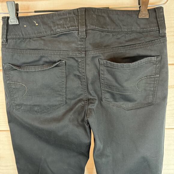 American Eagle Outfitters Black Stretch Jeans Size 4 - Picture 4 of 6